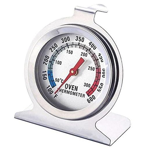 Termômetro para Forno e Churrasqueira Profissional Aço Inox