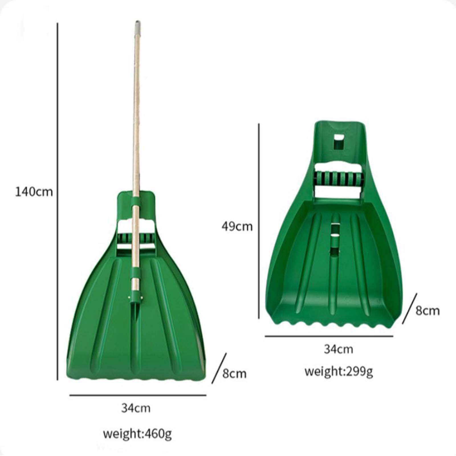 Set di 2 Raccoglifoglie da Giardino con Rastrello Manuale E Impugnatura Ergonomica.