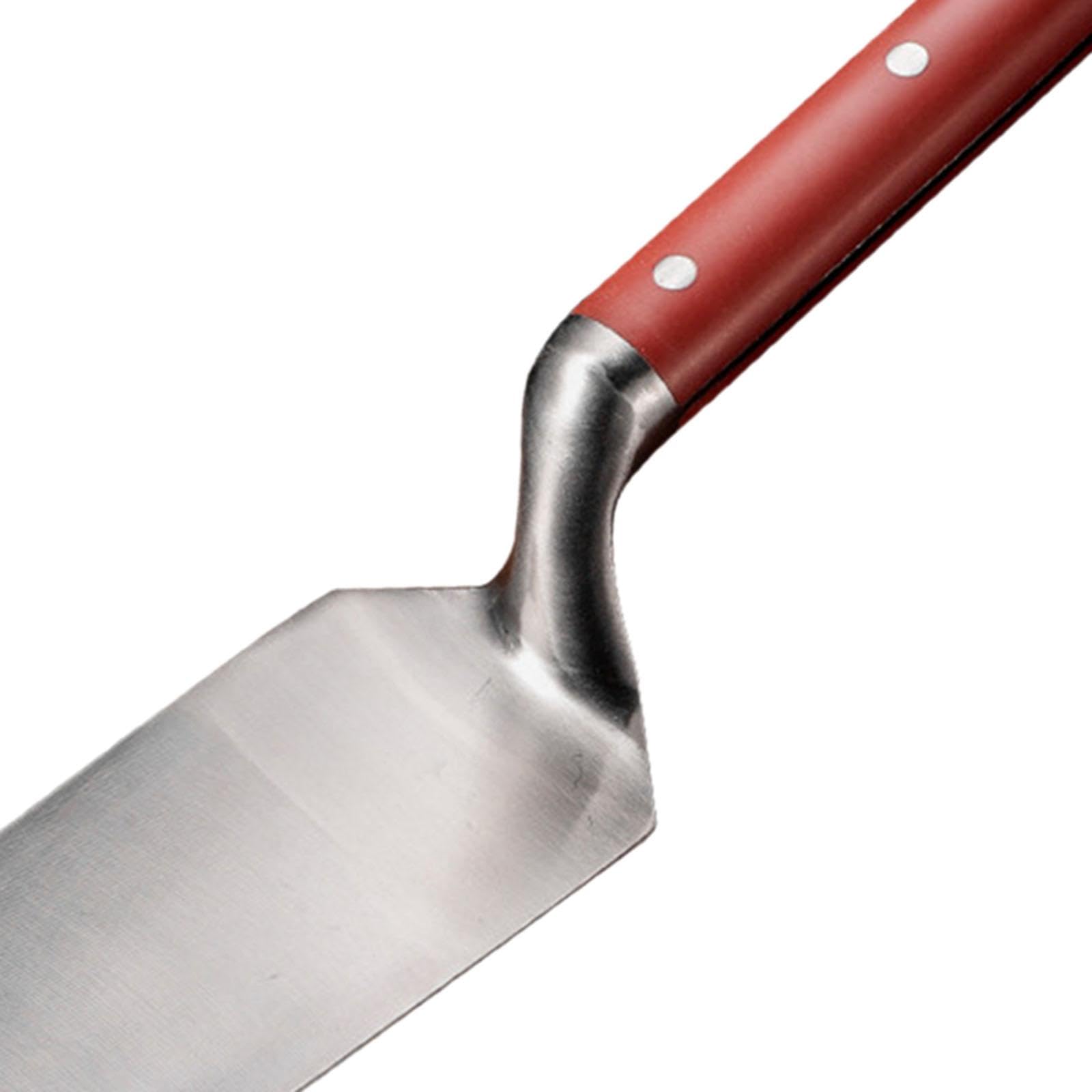 Paleta de Yeso para Enlucido Herramienta de Albañil de Acero Inoxidable Fácil de Limpiar Adecuada para Reparación Pared, 71 Mm X 185 Mm