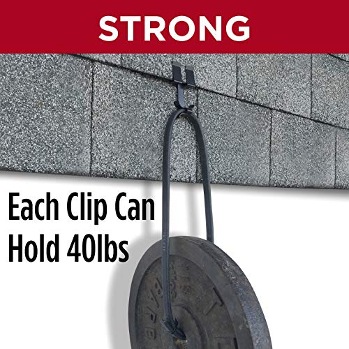 Grip Clip Roof Clips for Installing Heat Tape, Prevents Ice Dam Damage to Roof and Gutters, Simple Nail Free Cable Clips (25 Pack) (.325, Raw Aluminum) - Thumbnail 4