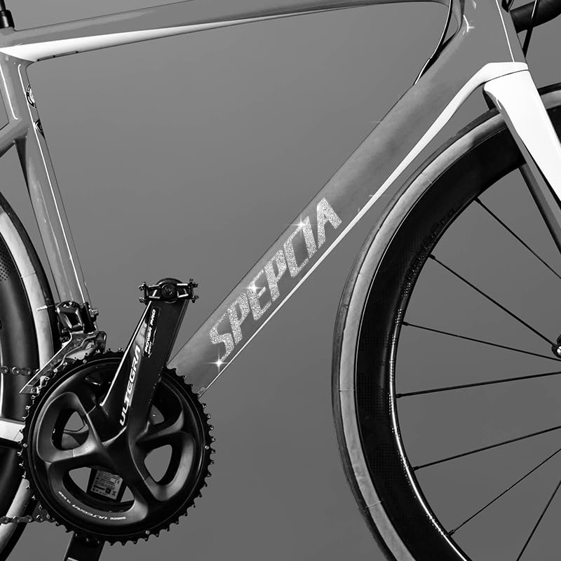 for Specialized Tarmac SL6 Road Bike | Color-Changing Frame Logo Decals, UV-Resistant, Precision-Cut, Multiple Colors for Custom Style (Flash!)