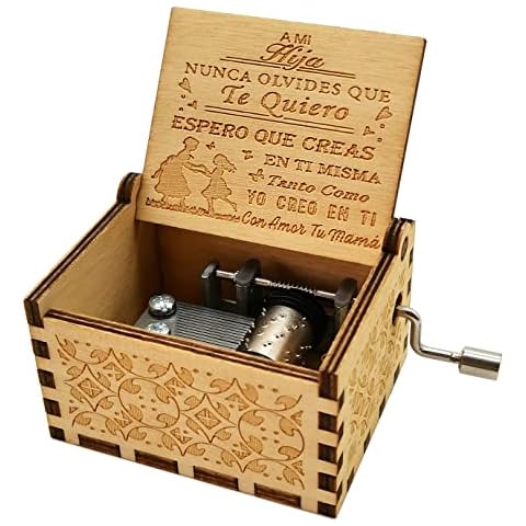 Luteney Music Box for Daughter,Gift for Girl 10 9 8 7 6 Years Original,Birthday/Christmas Gifts for Daughter,You Are My Sunshine Music Box Gifts for Girl(Mom's Daughter) Cover