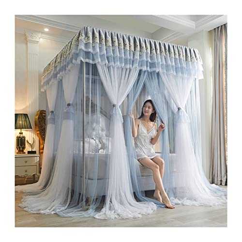 Dosel de cama de malla para crear un dormitorio elegante y libre de mosquitos 2