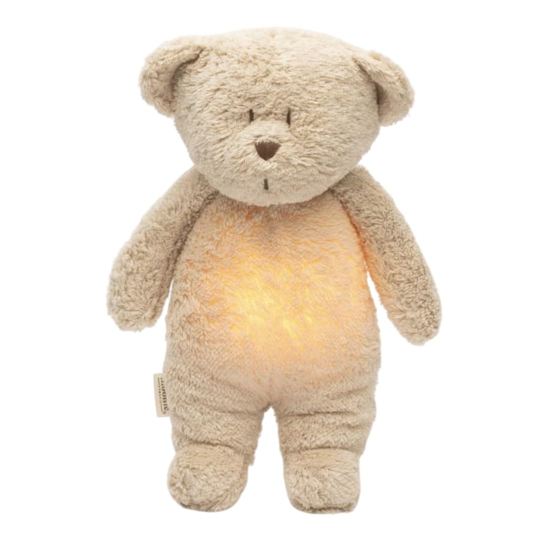 Moonie 2.0 Bio Brummbär mit Nachtlampe - Sand