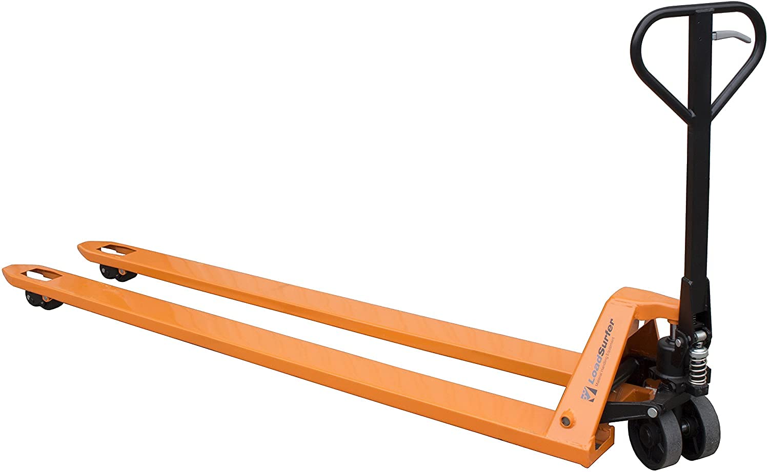 Buy Extra Long 1.5 tonne Pallet Truck With Brake Hand Pump Push Pallet