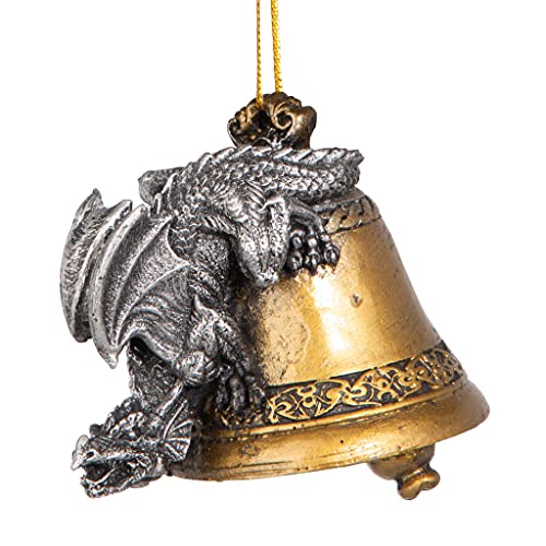 Design Toscano Alberi Di Natale - Humdinger Il Campanaro Gotica Drago Holiday Ornament - Dragon Statua - 11