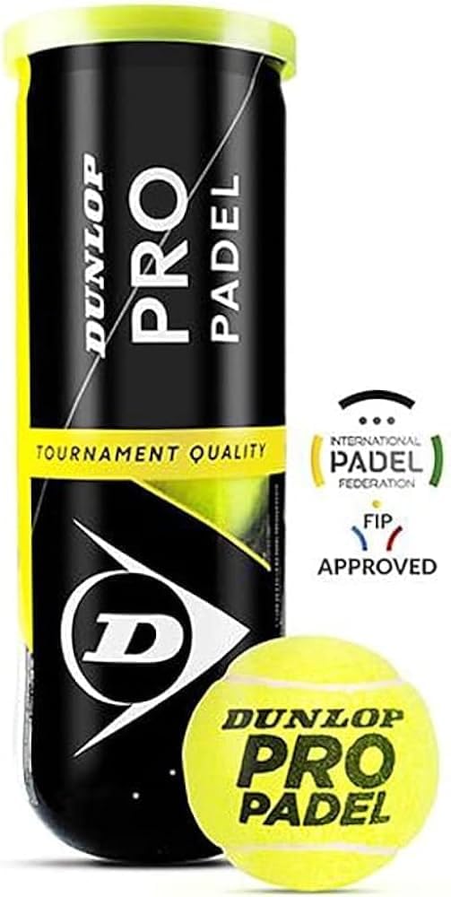 24 Botes de Pelotas Dunlop Padel Pro, Cajon 24 Botes