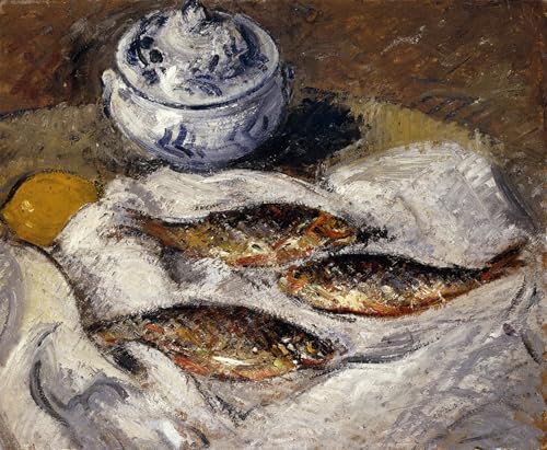 Tableau Herring and Tureen Gustave Loiseau - Habillez vos grands murs vides 60x90cm