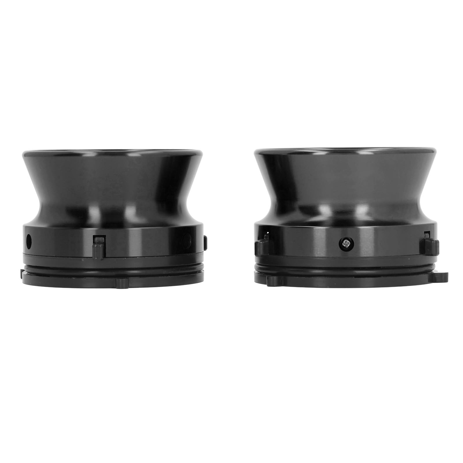 Adaptadores de cubo NAB de mtlavismo NAB Dispositivo de carga universal Premium Ideal para Studer Revox Akai TEAC y otros jugadores de carrete a jugadores de 10 pulgadas (Noir)