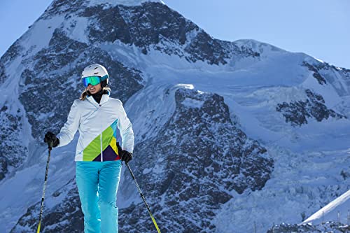 Image of Giro Cruz Adult Snow Goggle - Red /White Wordmark Strap with Amber Scarlet Lens