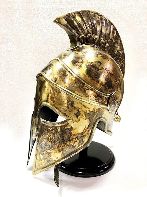 Antique Queen Medieval Armour King Leonidas Greek Spartan 300 Roman Helmet