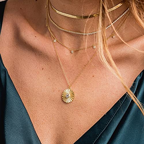 Collier maille serpent pour femmes la délicate chaîne de clavicule ronde