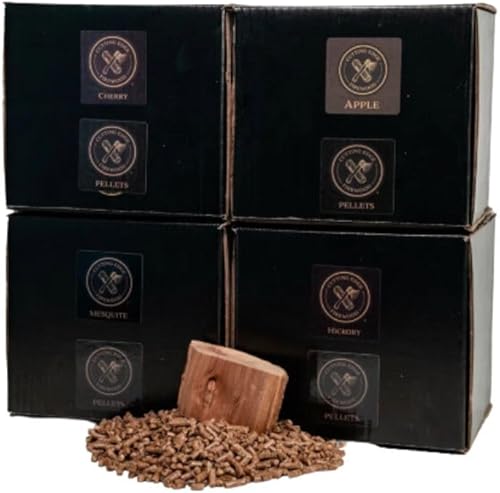Cutting Edge Firewood Paquete variado de pellets de madera para barbacoa, 100% pellets de madera dura natural para fumadores, parrillas de pellets y