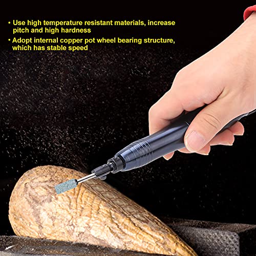 Mavaol 0.6mm Stroke Pneumatic Grinder High Speed 25000 RPM Low Vibration Quiet Air Tool Jewelry Polishing Metalworking Rotary Tool Air Grinder Kit (-1011190284211) - Image 4