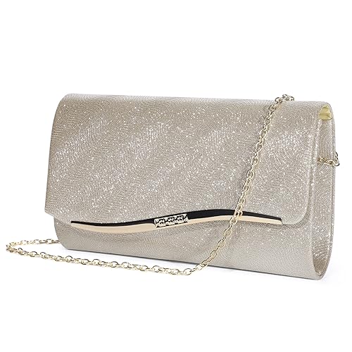 UBAYMAX Evening Bag Clutch Purses for Women Lady Girl Handbags Crossbody Bag Wedding Bag for Prom Cocktail Party Wedding Engagement (Silver) by UBAYMAX - Used condition - Image 9