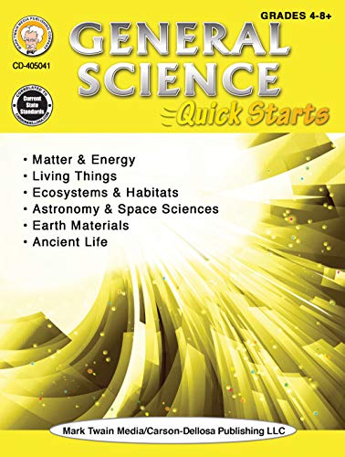 Mark Twain General Science Workbook, Grades 4 and Up, Matter and Energy, Ecosystems, Astronomy, Earth, Space, and More, Classroom or Homeschool Curriculum
