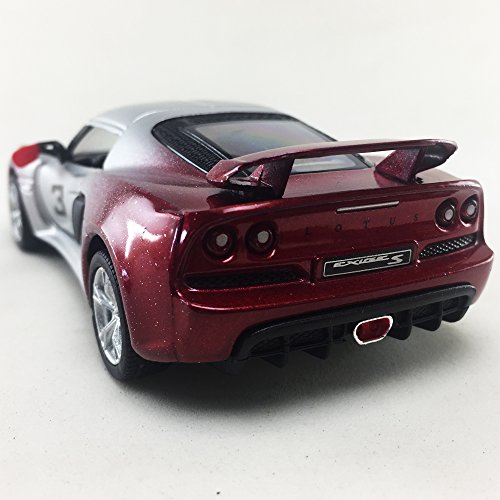KiNSMART 2012 Lotus Exige S Two Tone Red Color 1:32 DieCast,Model,Toy,Car,Collectible, Collection, Hobby