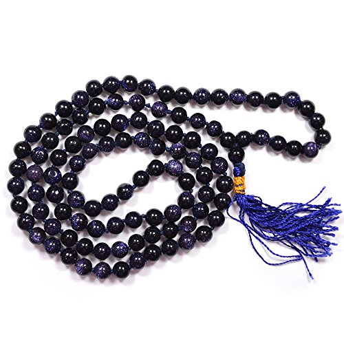 Image of Reiki Crystal Products Natural Reiki Feng-Shui Mala Necklace 6 mm Crystal Stone 108 Bead Jaap Mala for Men and Women
