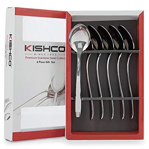 Buy Kishco Stainless Steel Vale Table Spoon Pack of 6 Online at Low