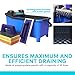 Peygran Grouting Bucket Kit - Includes 20L (5.2 gal.) Bucket, Triple Pack PRO Sponge Float, Grout Float, and Wheels, Essential Tool Set for Ceramic Tile Work and Cleaning Grout from Walls and Floors