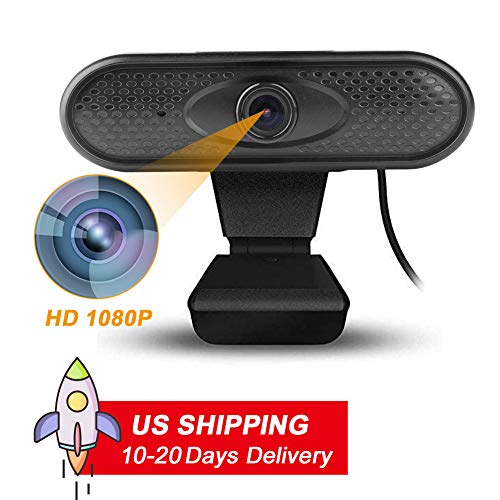 Full HD Webcam 1080p Streaming Web Camera with Microphones, Webcam for Gaming Conferencing