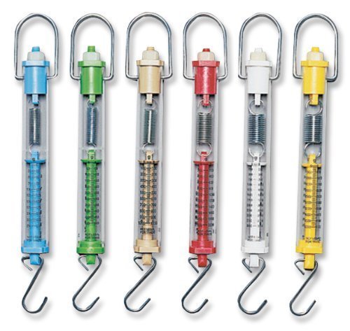 Spring Balance Hanging Spring Scale Set (Set of 6)