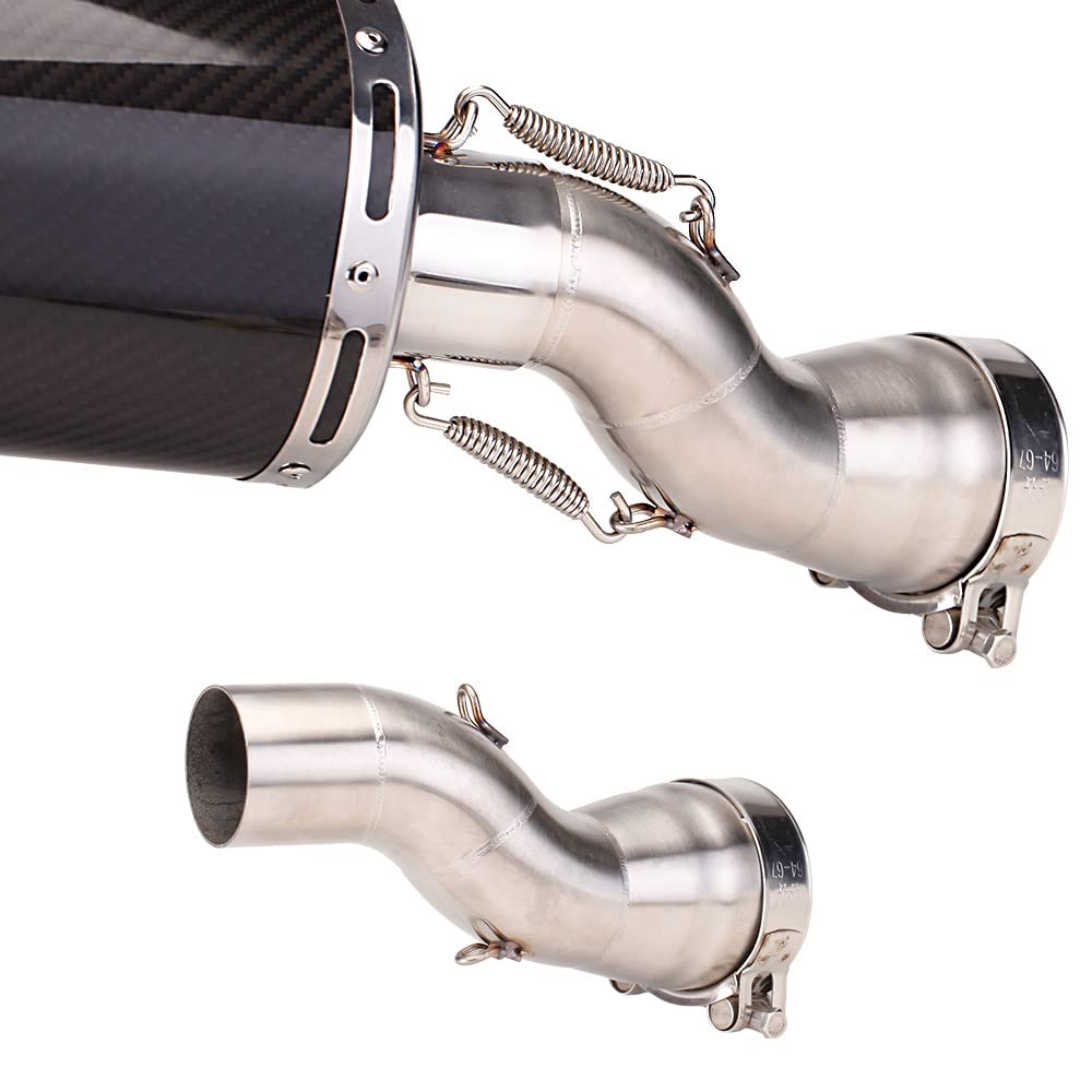 Motocicleta Tubo Escape Para BMW para R1200GS para Adventure para R1200GSA 2014-2019 R1200 R 1200 para GS para ADV tubo enlace medio escape Slip-on Silenciador Escape Moto