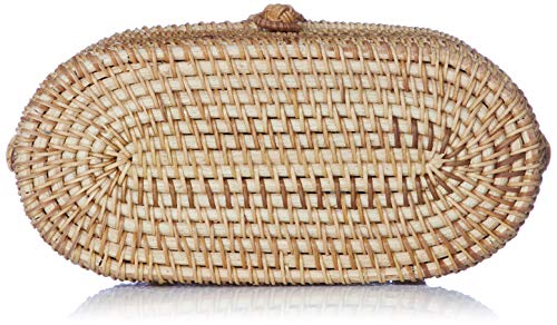 EARTH MADE(アースメイド) Rattan Shoulder Bag Oval 47-40864