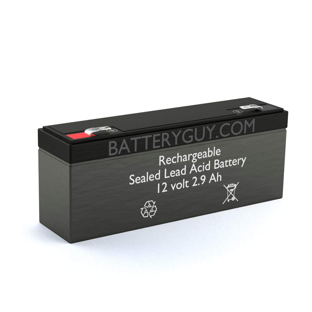 Battery BG-1229F1 - 12V 2.9AH SLA Replacement for Nihon Kohden SC513E battery (rechargeable)