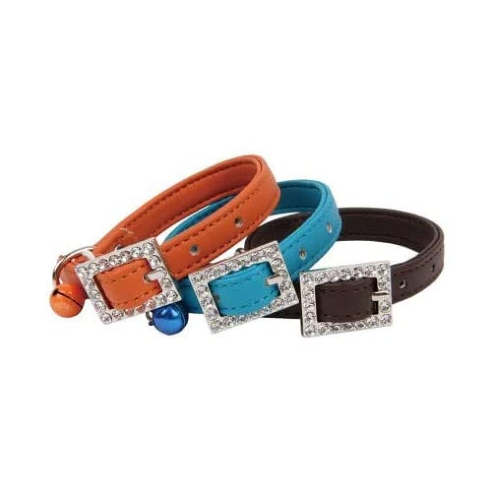 Collier pour chat orange Tammy S | Accessoire élégant et confortable