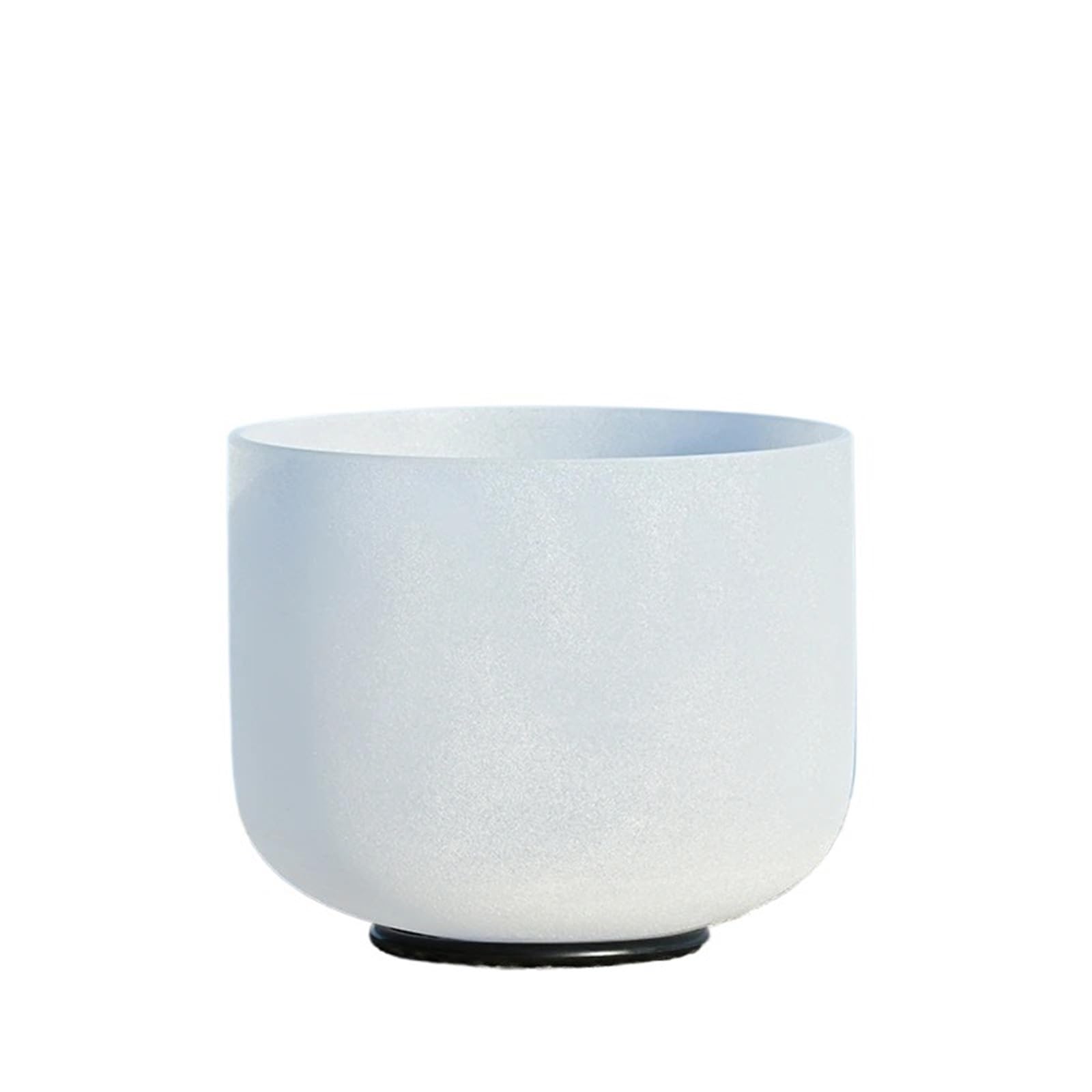 Cuenco Tibetano De Cristal Cuenco Cantor de cristal cuarzo esmerilado blanco, 8 pulgadas, 440/432HZ, for curación sonido, meditación, Yoga, con mazo gratis(432Hz Note G)