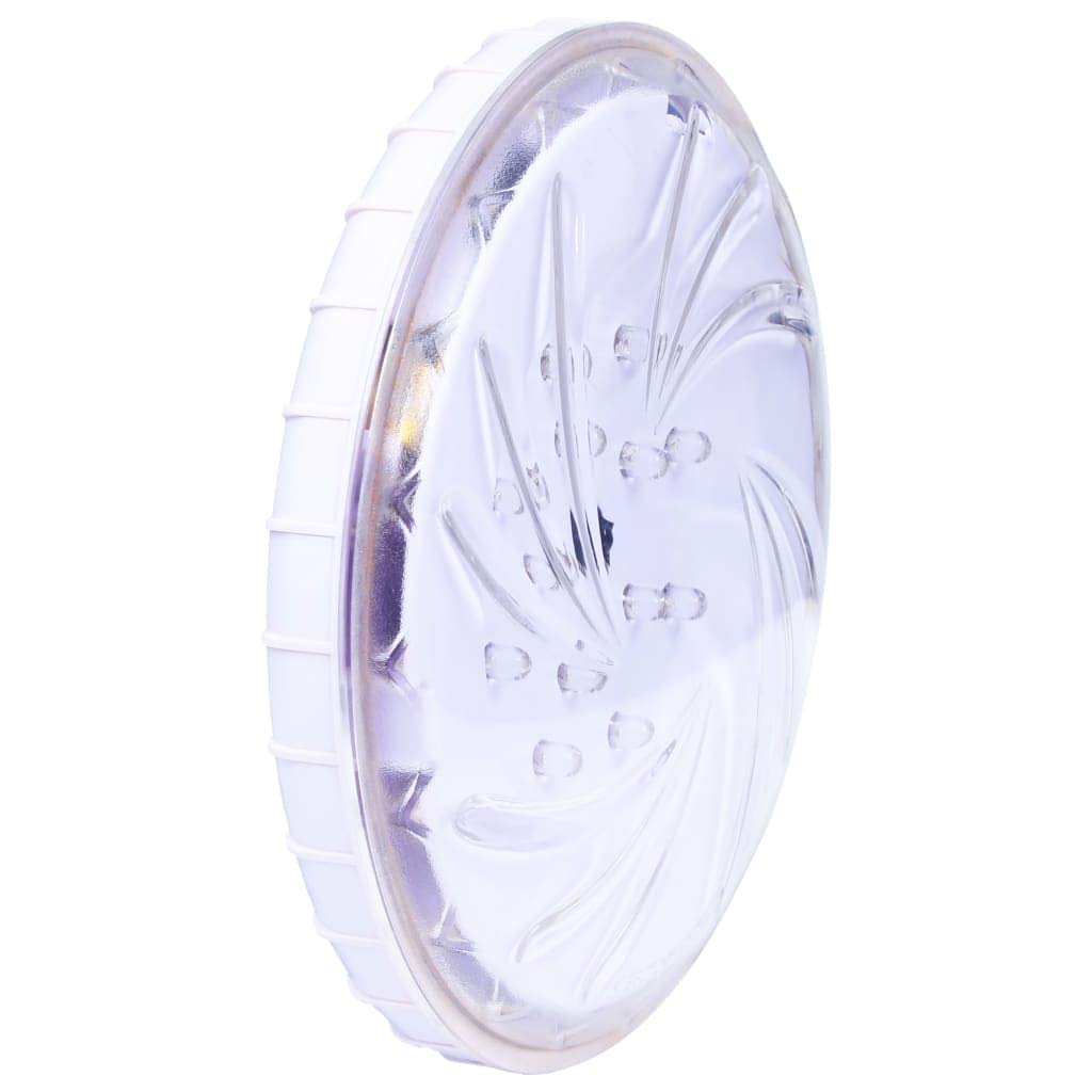 Unterwasser LED Poollampe mit Fernbedienung Weiß, 150 mm Kunststoff, IPX7, 13 LEDs, 2 Helligkeitsstufen für Schwimmbad, Whirlpool, Spa, Teich und Wasserdekoration