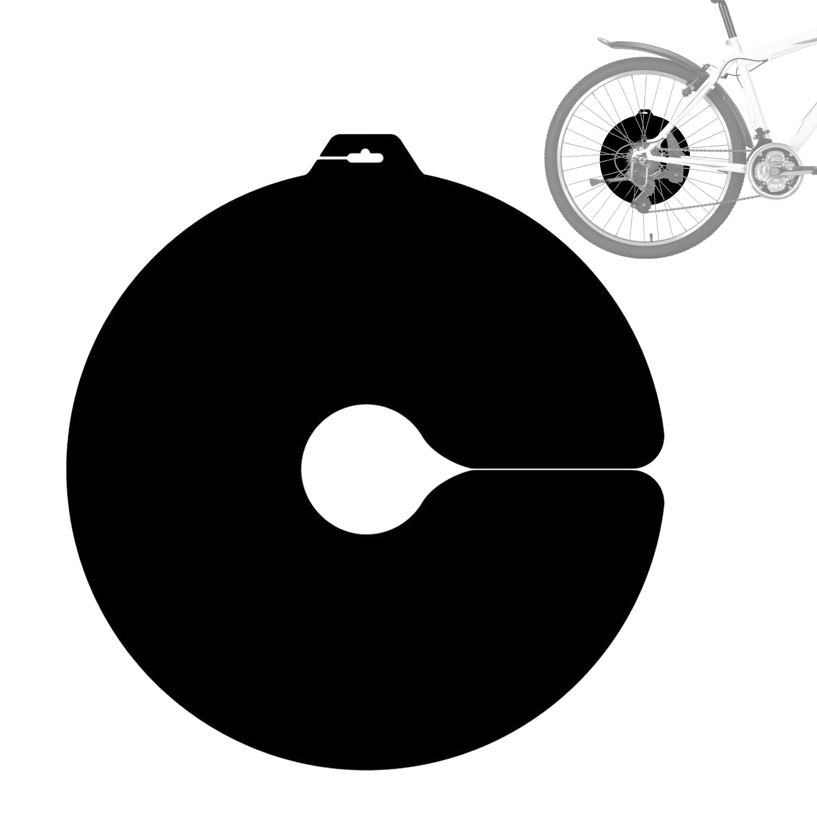 Forbicycle Disc Brake Cover, Cycling Dust Shield, Reusable Anti-Slip Guard, Long-Lasting Protection, Secure Hook Design, 38cm, For Trail, Mountain, Urban, And Commute Riding