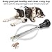 Stainless Steel PET LICE Remover FLEA Tweezers for Dogs Cats Daily Cleaning