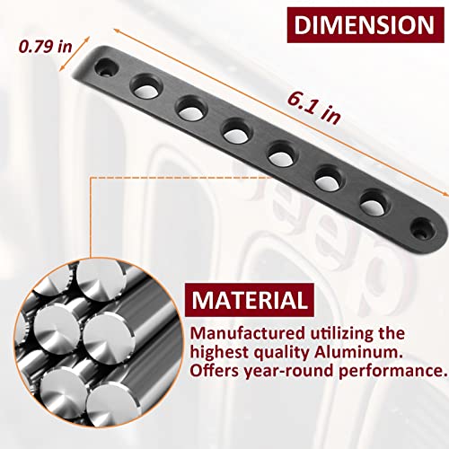 image for Bolaxin for Jeep Wrangler Accessories Grab Handle Cover Trim Side Door