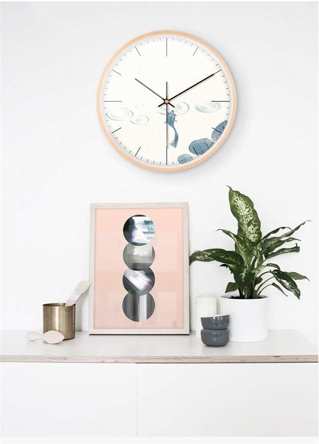Horloge à quartz de mode rurale et muette de précision - 5