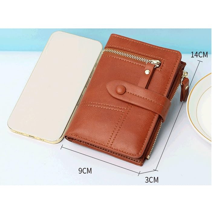 Short Women Wallets Cute Small Women's Wallet Leather Slim Female Purse(D)2
