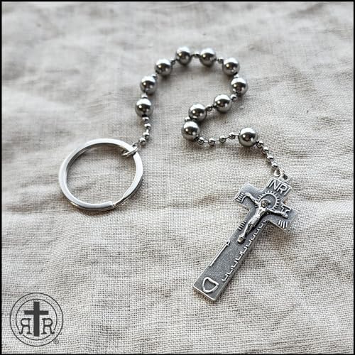 WWI Combat Style Rosary - Irish Penal Rosary Pocket Edition - Handmade in the USA from Strong and durable Military design2