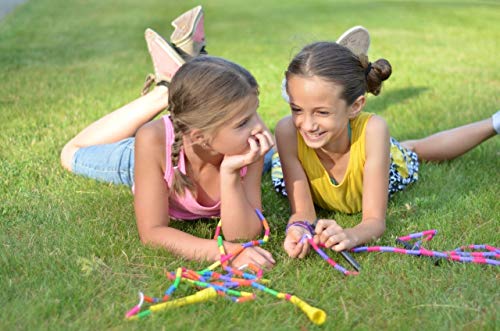 Beaded Jump Rope - Segmented Skipping Rope for Kids - Durable Outdoor Beads