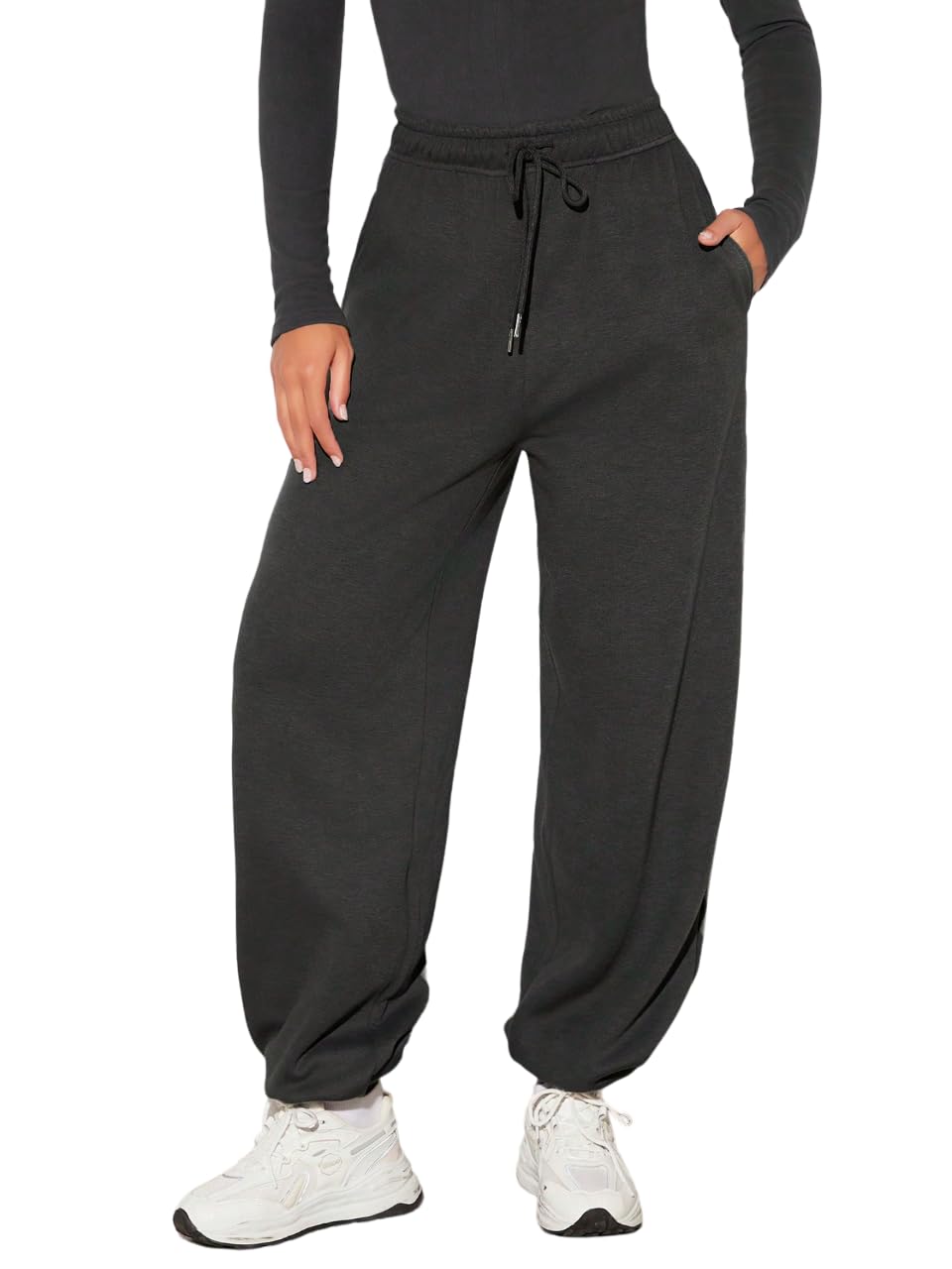 dockstreet Women's Regular Fit Cotton Track Pants, Lower, Sports Trouser,Night Pants, Joggers for Lounge n Gym Wear for Ladies-picture-15