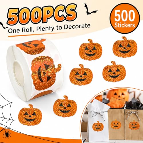 Oeyliz Halloween Pumpkin Stickers Pumpkin Decorating Stickers - image 4