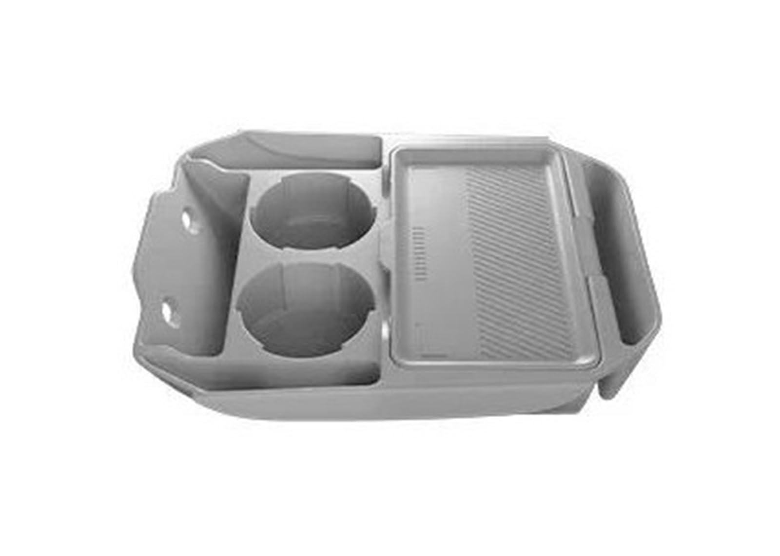 TOPOLVLCKC Armrest Storage Box For ZEEKR 7X Silicone Storage Box Center Console Modification Anti-slip Pad Car Accessories Organizer Decoration (Grey)