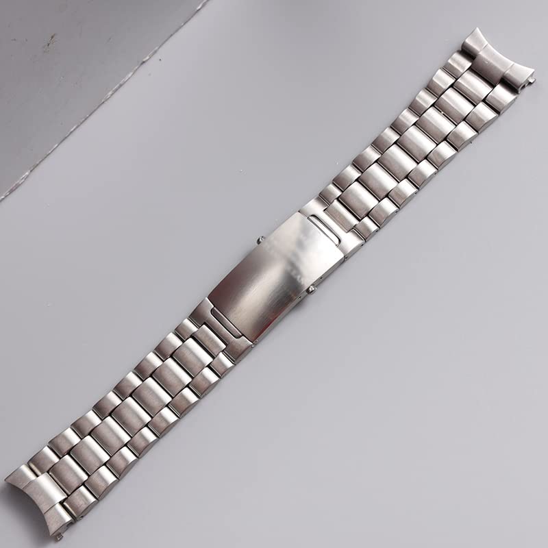Bracelet de montre acier inoxydable argent 20mm 22mm pour Speedmaster - 3