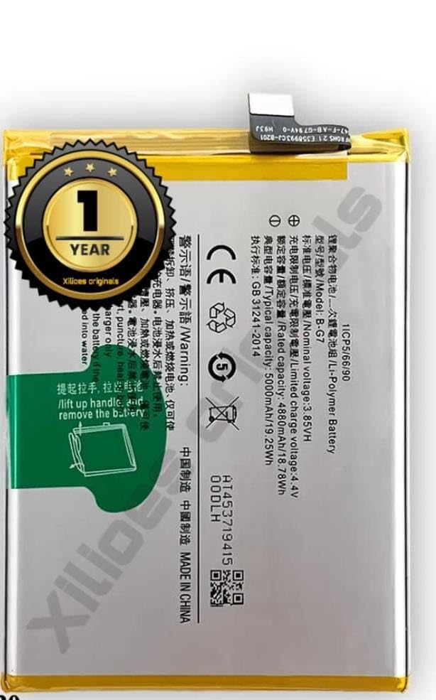 Image of B-G7 Battery for Vivo Y12, Vivo Y15, Y17, Z1 Pro & U10 Battery with 1 Year Warranty** (D11)