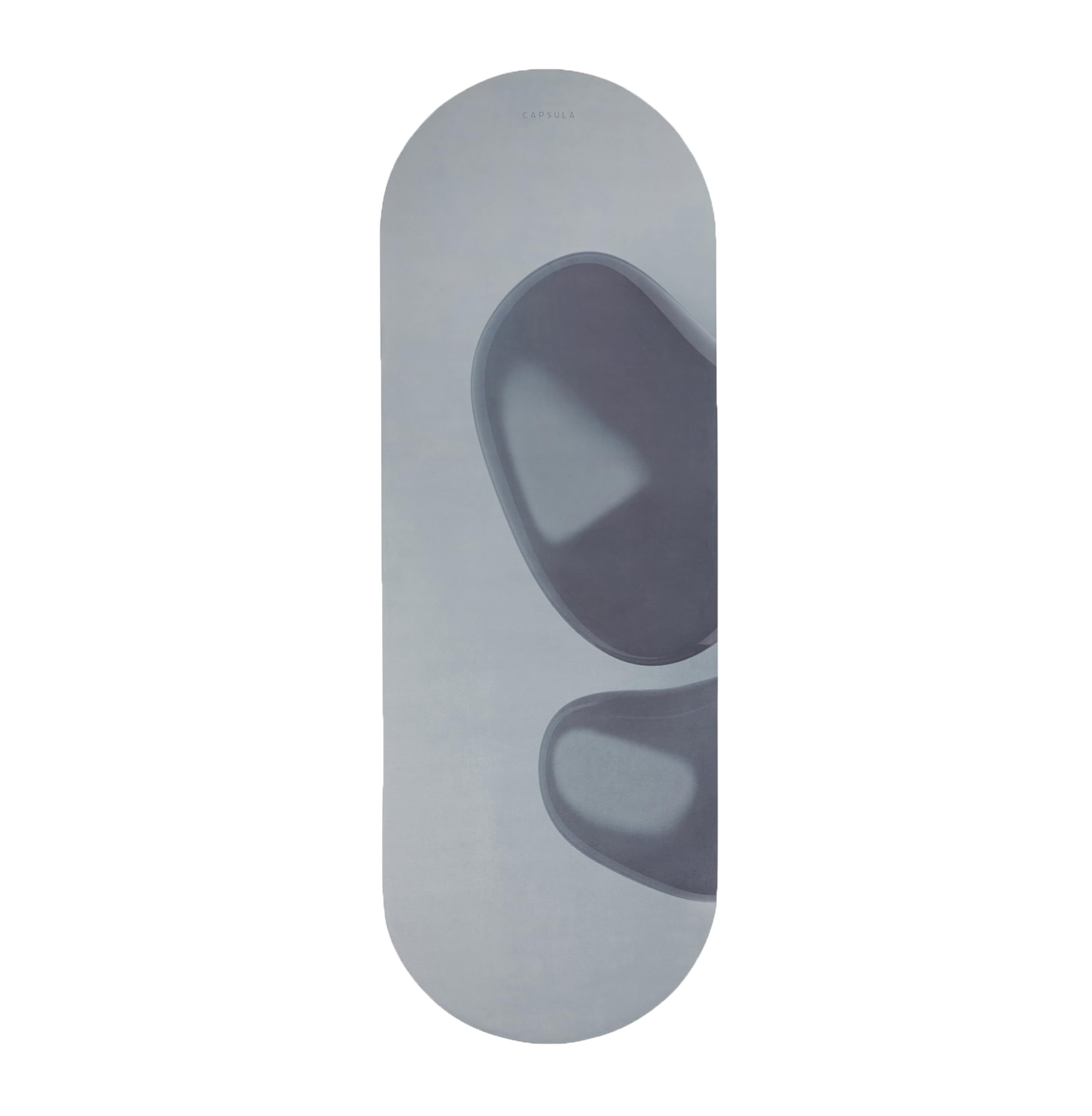 Capsula Tappetino Yoga Premium Extra Lungo (200 cm), 3 mm, Antiscivolo – Effetto Camoscio Vegano & Gomma Naturale, Supporto per le Articolazioni, Tappetino Yoga Design per Studio e Casa