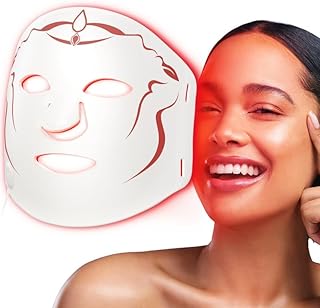 Máscara de terapia de luz roja para arrugas f...