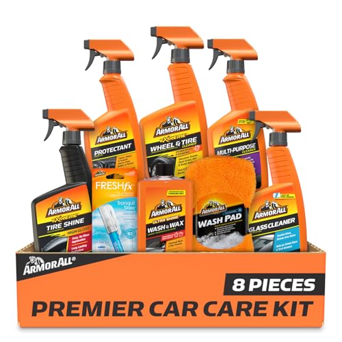 Armor All Premier 8-Piece Car Care Kit - Complete Car Detail...