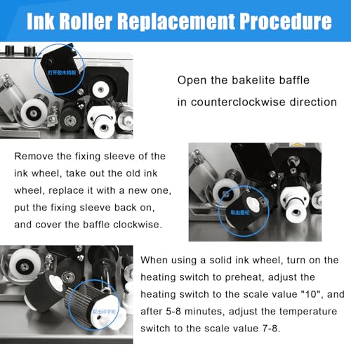 Máquina semiautomática de codificación de fecha de tinta sólida para impresión por lotes y fecha de caducidad en varias superficies