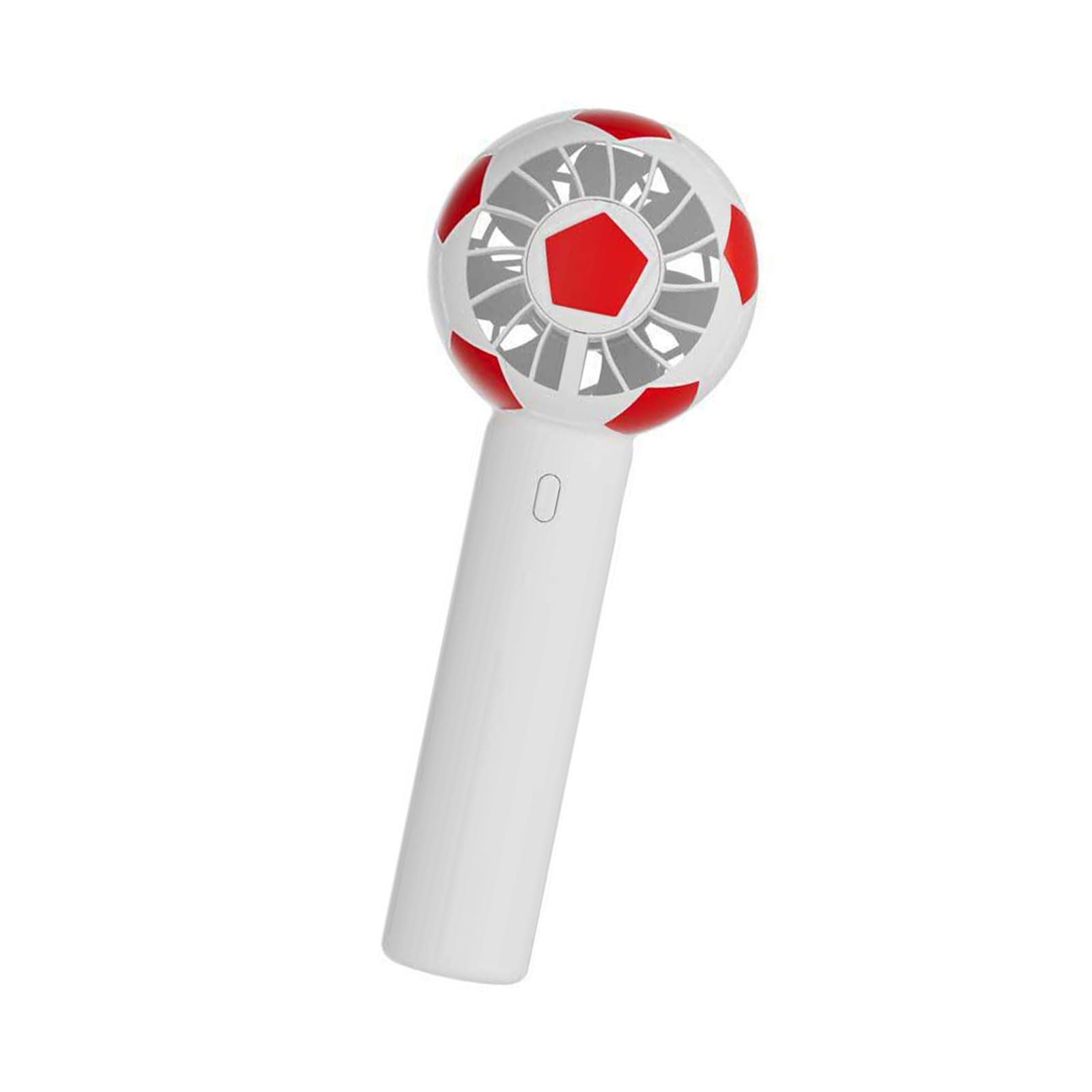 Oxxggkao Competition Collectible Portable Fan Featuring Interchangeable Stickers Quiet Motor Handy Device for Admirers Soccer Theme Gift Fan