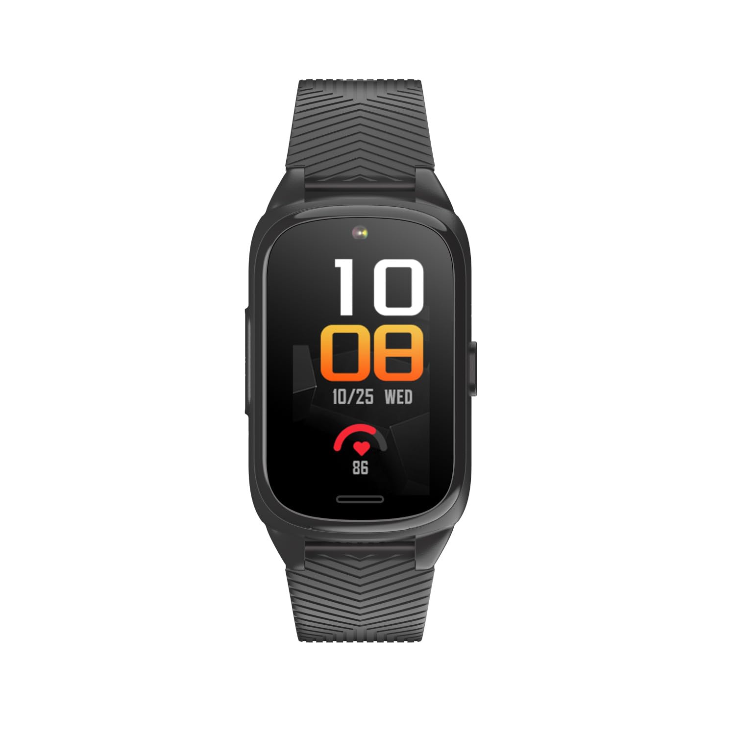 FOREVER Siva ST-100 Montre Connectée Homme Femme – Écran Tactile 1,83” HD, Appels Bluetooth, Suivi du Sommeil, Activités Sportives, Notifications, Étanche IP68 – Bracelet Noir